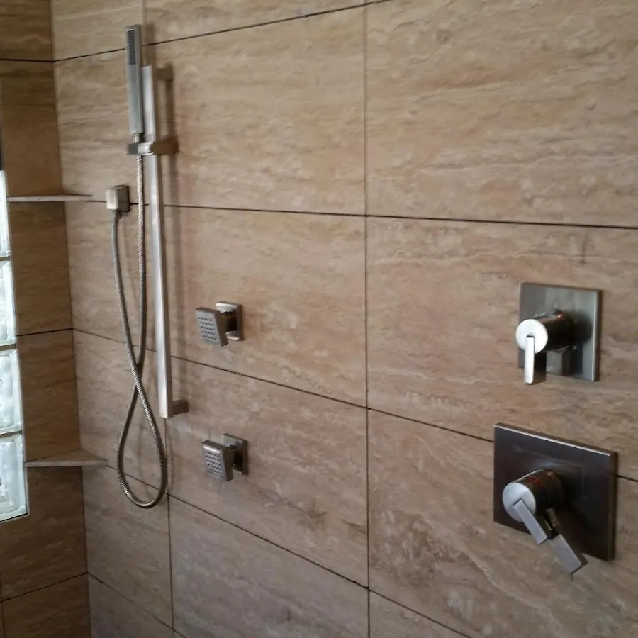 Shower fixture installation for Water Heater Replacement in Chester